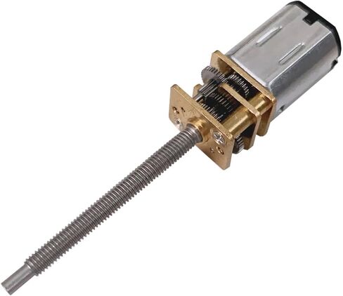 GA12-N20 DC reduction motor M3*34 extended threaded shaft screw low speed small 3V6V12V(12v,800) in Saudi Arabia