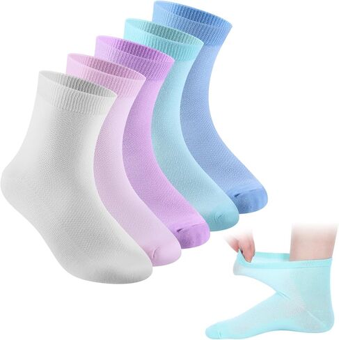 Twistover Women's Extra Wide Thin Diabetic Ankle Socks Wide Plus Size Non-Binding Ankle Bariatric Quarter Socks Summer Breathable Lymphedema Stocking for Edema Swollen & Pregnancy Feet in Saudi Arabia