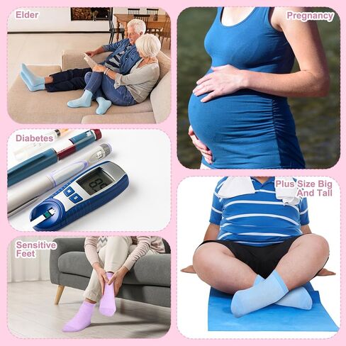 Twistover Women's Extra Wide Thin Diabetic Ankle Socks Wide Plus Size Non-Binding Ankle Bariatric Quarter Socks Summer Breathable Lymphedema Stocking for Edema Swollen & Pregnancy Feet in Saudi Arabia