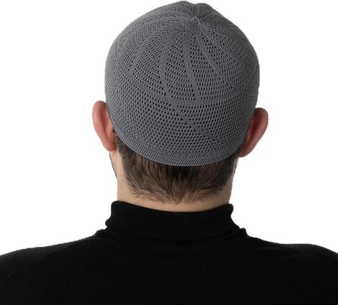 قبعات Modefa الإسلامية الفاخرة من الدرويش الكوفي التركي للرجال، قبعة إسلامية خفيفة الوزن ومسامية، مقاس واحد مناسب in Kuwait