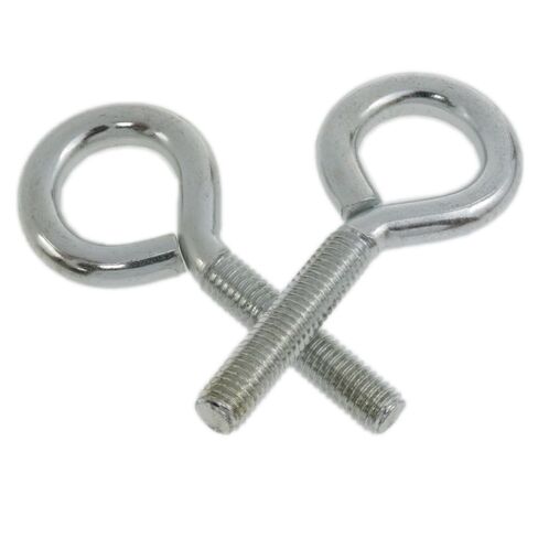 yukata Silver Carbon Steel Threaded Machinery Lifting Ring Bolts 5/16 "x 1-1/2" with Nut Marine Expansion Class Shoulder Hook Bolt Eye Bolts for Furniture Repair, Lathe, Fixture and Machinery 6Set in Saudi Arabia