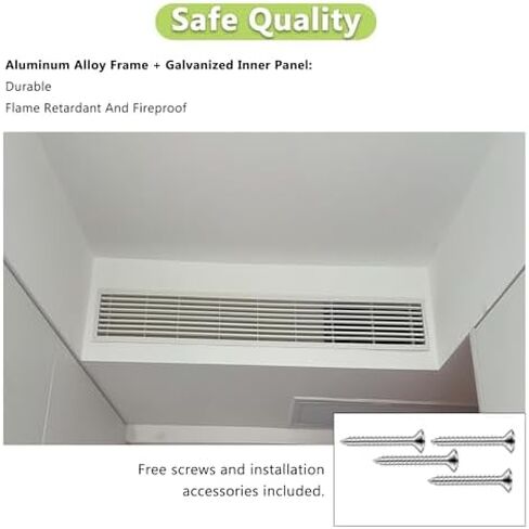 لوحة وصول HVAC مقاس 12 × 12 و14 × 14 - باب تجاري أسود متين للغرف النظيفة والمستشفيات وفتحات التهوية - تصميم متعدد الاستخدامات مقاس 14 × 20 بوصة (355 × 508 مم) لسهولة الصيانة in Kuwait