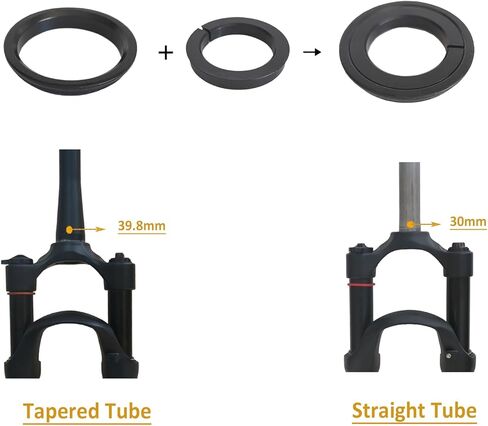 CDHPOWER 13pcs 1-1/8" Threadless Bicycle Headset Combo 44-55, for Tapered Frame Straight Tapered Tube Fork Bike in Saudi Arabia