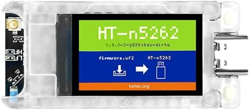 Heltec T114 Meshtastic Node REV 2.0 NRF52840 SX1262 LoRawan Board مع GT-800 Soft Attenna 1.14 "TFT Display 3000mah بطارية متوفرة طاقة منخفضة طاقة تطوير طاقة لشبكات الشبكات الشبكية in Kuwait