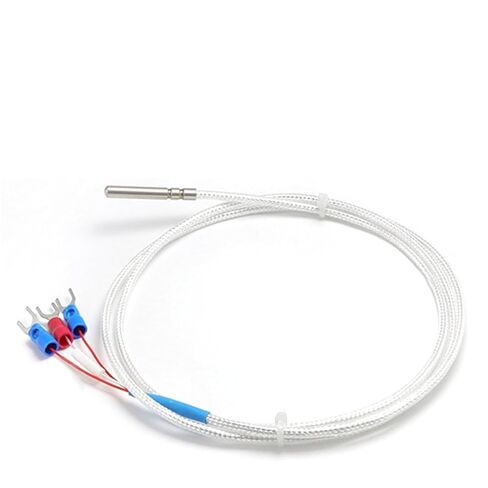4 * 30mm Stainless Steel PT100 Temperature Sensor Thermal Resistance with 0.5/1/2/3/5M PTFE Wire 1Pcs(PT100 0.5M) in Saudi Arabia