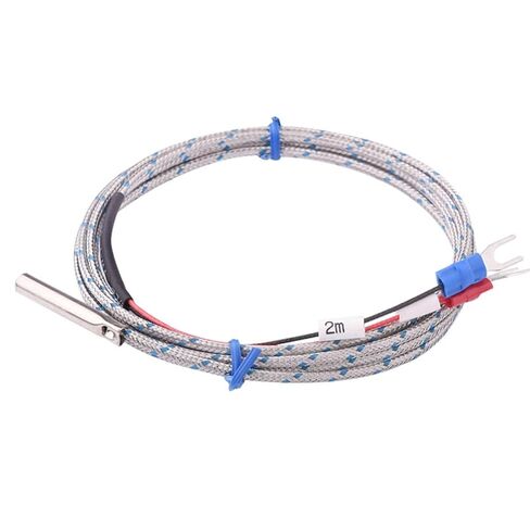 Probe Type Thermocouple K Temperature Sensor 2m Cable Wire 0~400'C 1Pcs(Cable Length 5m) in Saudi Arabia