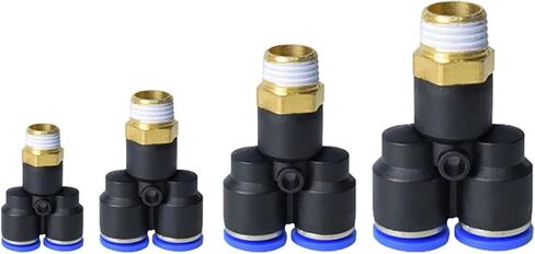 30Pcs PX Quick Pneumatic Fitting Air Plastic Connector Compressor Accessories Quick Release Fitting PX4-M5/PX6-02(PX8-04) in Kuwait