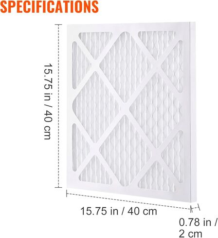 VEVOR Protective Pre Filters, 5 Pack, 15.75'' x 15.75'' Air Filter Replacement, High-efficient Stage 1 Filters Compatible w/BlueDri Scrubber, Air Purifiers, Water Damage Restoration Equipment in Saudi Arabia