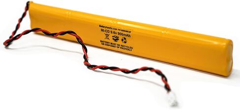 ELB-B003 ELBB003 BAT9.6V700 9.6v 900mAh Exit Sign Emergency Light NiCad Battery OSA228 CUSTOM-306-U ELB-B004 ELBB004 ELB-B004 in Saudi Arabia