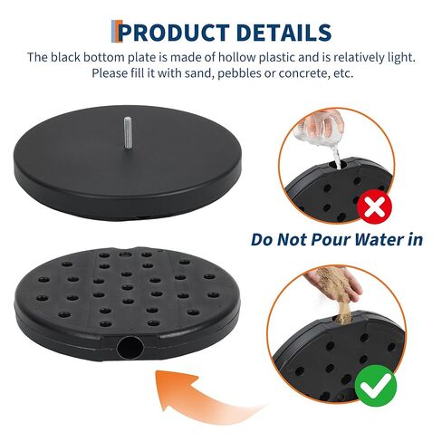 Set of 2 Stanchions with Retractable Belts, Black Crowd Control Barriers with Non Slip Heavy Base, Easy Connect Assembly Stanchion Posts for Event Entries, Airport Lines - 6.6 Ft Belts in Kuwait