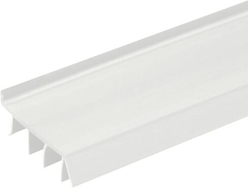 3 قدم - قاعدة باب من الفينيل الأبيض للأبواب السميكة 1 3/4 بوصة - 2 بوصة 3 قدم P-12-WH in Kuwait