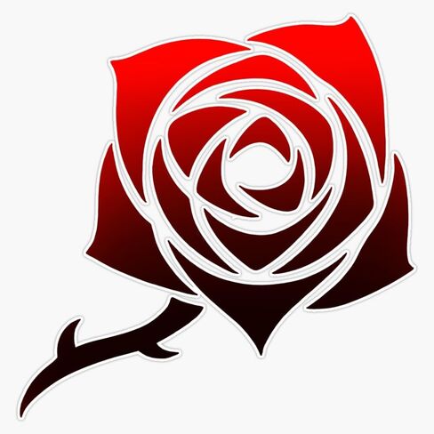 Vampire: The Masquerade Clan Toreador Gradient Red Symbol Bumper Sticker Vinyl Decal 5" in Saudi Arabia
