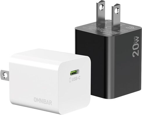 65W USB C Block Charger Block ، Omnibar 3-Port Gan USB C Wall Charger Adapter ، iPhone Fast Charger Type C Charging Clock لـ MacBook Pro/Air ، iPhone 16/15 ، iPad ، Galaxy S24/S23 ، Switch ، Lime Green in Kuwait
