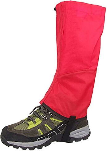 Waterproof Leg Gaiters, Snow Boot Gaiters, Safety Snake Guard Chaps Leggings for Hiking, Outdoor Camping Skiing Climbing Mountain Leg Protector in Saudi Arabia