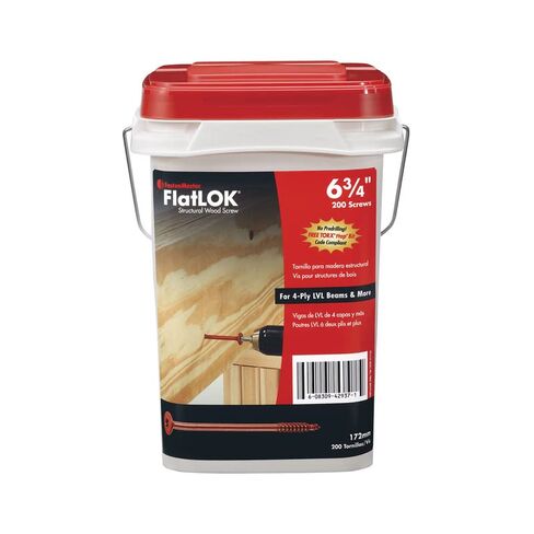 FastenMaster FlatLOK No. 14 x 6-3/4 in. L #40 Torx Tap Flat Head Epoxy Carbon Steel Wood Screws in Saudi Arabia