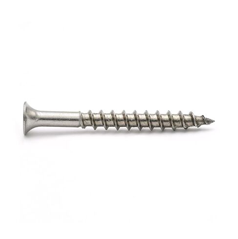 Stainless Steel Deck Screws, #10 x 1-5/8 inch, Square Drive, Type 17 Tip, 18-8 Grade, 100 Pack w/Bit Included in Saudi Arabia