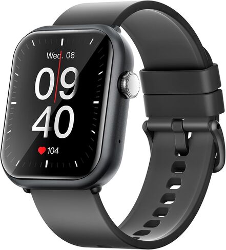 1.96 '' HD Smart Watch for Android & iPhone ، 120 Sport Modes Tracker مع مكالمات Bluetooth ، معدل ضربات القلب ومراقبة النوم ، IP68 مقاوم للماء in Kuwait