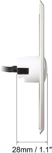 uxcell Door Release Button Push to Exit Resettable NO/NC/COM Switch for Access Control Panel 115mmx70mm 36V 3A Stainless Steel in Saudi Arabia