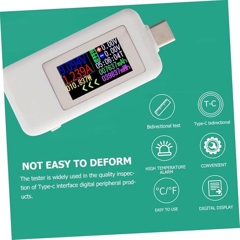 USB Power Tester Type-c Voltmeter Digital Multimeter Fast Charge Detection Calibration in Saudi Arabia