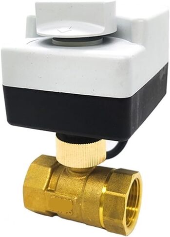 3/4" Brass Ball Valve Three-Wire Two-Control Two-Way Actuator Internal Thread with Manual Switch AC220V in Saudi Arabia