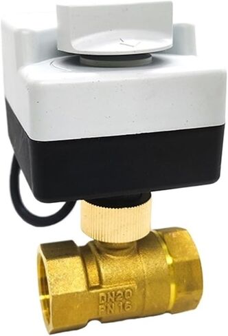 3/4" Brass Ball Valve Three-Wire Two-Control Two-Way Actuator Internal Thread with Manual Switch AC220V in Saudi Arabia