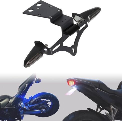 CB650F / CBR650F Fender Eliminator Kits LED Indicator Turn Signal Blinker Compatible with CBR 650F / CB 650F 2014-2024, License Plate Bracket Holder Tail Tidy Kit (Clear) in Saudi Arabia