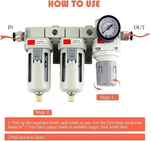 AC3110-03 Pneumatic Combination Unit Air Source Treatment Unit Pneumatic Filter Regulator Lubricator in Saudi Arabia