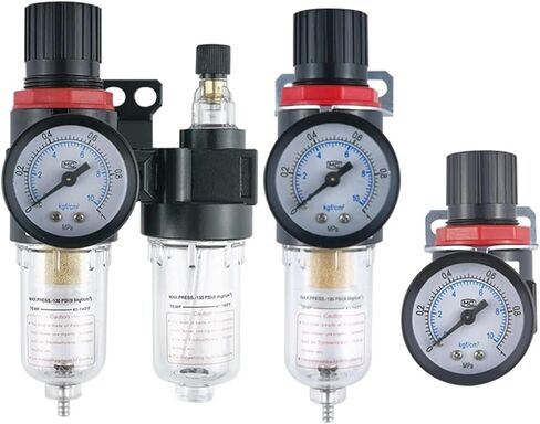AL/AR/AF/AFC200 BL/BF/BR/BFC2000 3000 4000 PT1/4" 3/8" 1/2" Air Source Treatment Pneumatic Compressor Filter Oil Separator(AF2000,With 6mm Fitting) in Saudi Arabia