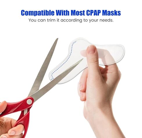 CPAP Mask Gel Nose Pads (1-Pack), Soft Gel Cushions for Nose Bridge, Universal Fit CPAP Mask Accessory, Prevents Red Marks & Skin Irritation in Saudi Arabia