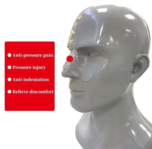 CPAP Mask Gel Nose Pads (1-Pack), Soft Gel Cushions for Nose Bridge, Universal Fit CPAP Mask Accessory, Prevents Red Marks & Skin Irritation in Saudi Arabia