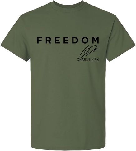 Trenz Shirt Company Men's Graphic T-Shirt – Freedom Signature Tribute Design in Saudi Arabia