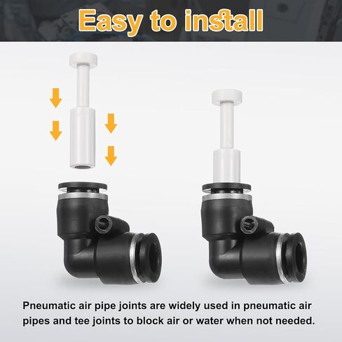 HARFINGTON 5pcs Push to Connect Fittings g 5/16" Cap Style Pneumatic Blanking Plugs Quick Connect Air Hose Plug for Water Gas Oil Pipe in Saudi Arabia