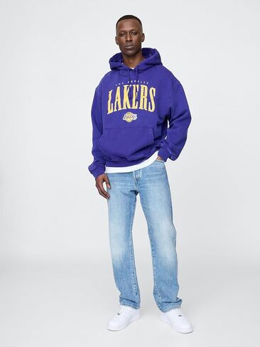 سويت شيرت بغطاء رأس بشعار جرافيك X Nba للرجال من GAP in Kuwait
