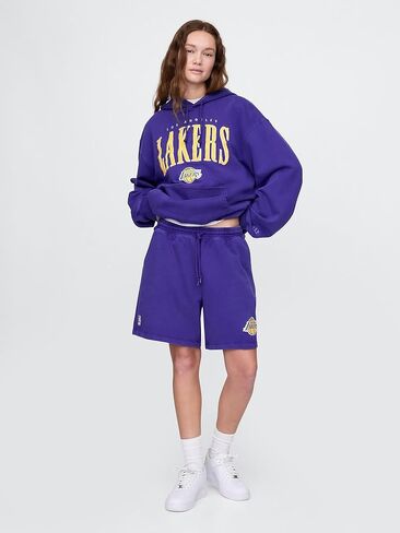 سويت شيرت بغطاء رأس بشعار جرافيك X Nba للرجال من GAP in Kuwait