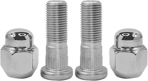 M12x1.25 Wheel Stud Lug Nut Set 611-076 Compatible with Suzuki Aerio Esteem Grand Vitara Swift Kizashi Sidekick SX4 Chevy Tracker Metro Sunrunner Firefly 09119-12012 (4PCS) in Saudi Arabia