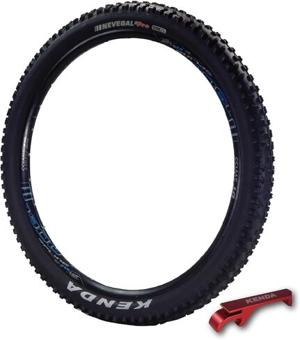 إطار الدراجة الجبلية Kenda Nevegal 2 EMC K1211E 29x2.60 مع غلاف ATC قابل للطي، مركب EN-DTC، جاهز للدراجة الإلكترونية (ECE-R75)، مقاومة منخفضة للدوران من أجل Enduro/Trail مع سلسلة مفاتيح in Saudi Arabia