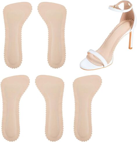 3Pairs High Heel Inserts for Women, Self-Adhesive 3/4 High Heel Inserts, Weight Shifting Insoles for Highs Heels, Anti-Slip, for Sandals, Flats (Sizes 39-40) in Saudi Arabia