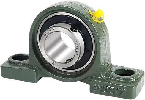 2 قطعة UCP201 ​​UCP202 UCP203 UCP204 UCP205 UCP206 UCP207 وسادة المغزل تحمل الثقوب 12/15/17/20/25/30 مللي متر قاعدة صلبة بولت (Ucp201 12 مللي متر) in Kuwait