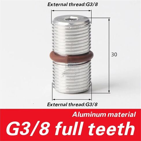 SAB/SAF/SAOB/SAOF Series Suction Cup Adapter, Industrial Metal Fittings for Robotic Arm Pneumatic Connectors(G3l8 Full Teeth) in Saudi Arabia