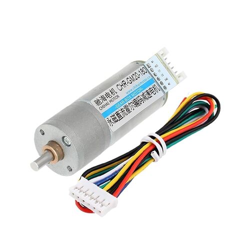 CHR-GM20-180 ABHL 20mm High Spur Geared Dc Motor with Encoder 11PPR for Beauty_Hair(DC12V 600rpm i25,Motor) in Saudi Arabia