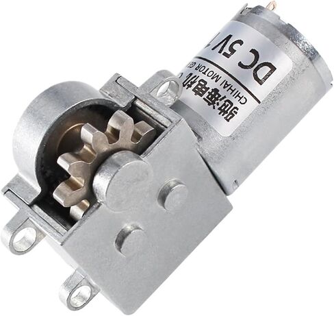 CHW-9L370 DC5V 18rpm علبة التروس الدودية دوران القرص الدوار مع محرك 370 للطاولة الدوارة in Kuwait