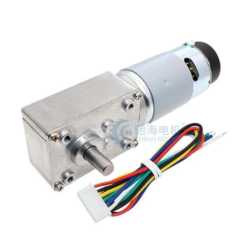 CHW-GW4058-555ABHL محرك تروس دودة عالي 24 فولت تروس معدنية عكس القفل الذاتي لمعدات التشغيل الآلي (تيار مستمر 12 فولت 105 دورة في الدقيقة i72) in Kuwait