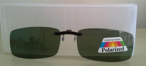 Solar Shield 56Rec15 Ultralight Frame Driving Lens Polarized Clip On Sunglasses in Saudi Arabia