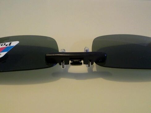 Solar Shield 56Rec15 Ultralight Frame Driving Lens Polarized Clip On Sunglasses in Saudi Arabia