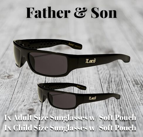 Locs Sunglasses FATHER and SON Matching Set in Saudi Arabia