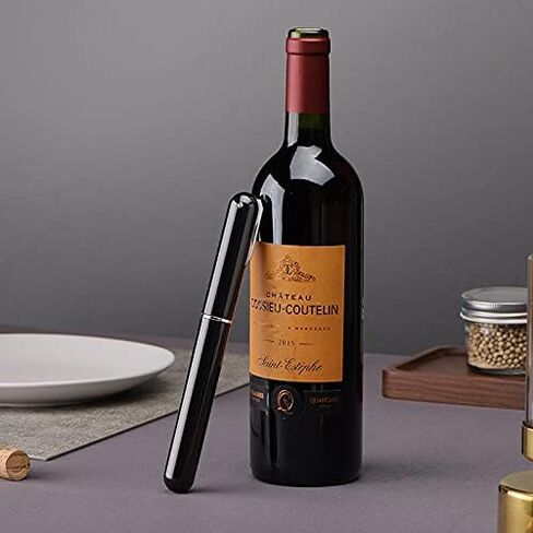 Air Pressure Pump Wine Opener With Foil Cutter,Portable Pen-Shape Corkscrew Wine Bottle Opener,Nice Gift to Wine Lovers. in Saudi Arabia