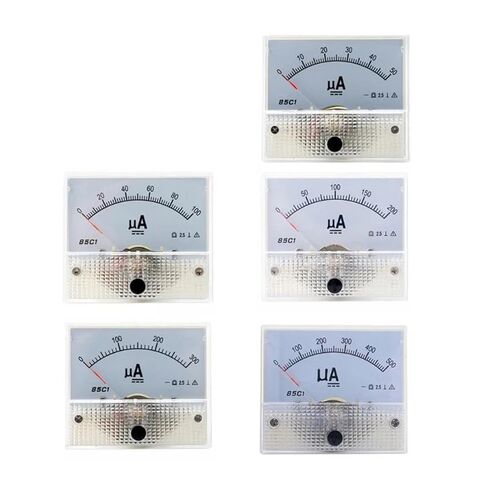 85C1-UA MA تيار مستمر مقياس التيار الكهربائي 3A 10A 30A 50uA 500mA ميكرو أمبير متر ملي أمبير أمبير 1 قطعة (50uA) in Saudi Arabia