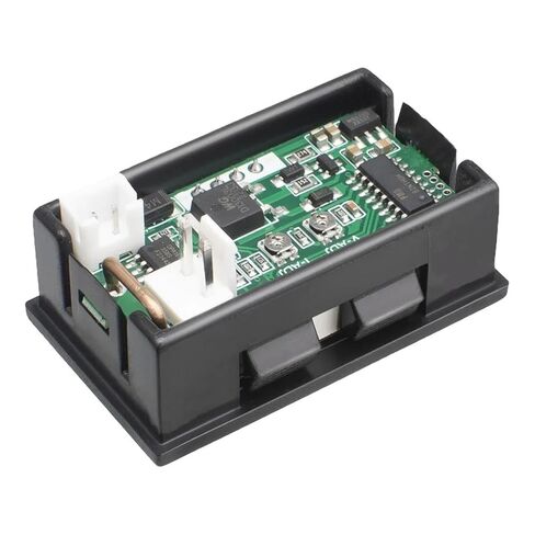 Digital Voltmeter Ammeter LED DC 0-100V 10A Dual Display Voltage Tester Amp Volt Gauge Panel Meter 1Pcs in Saudi Arabia