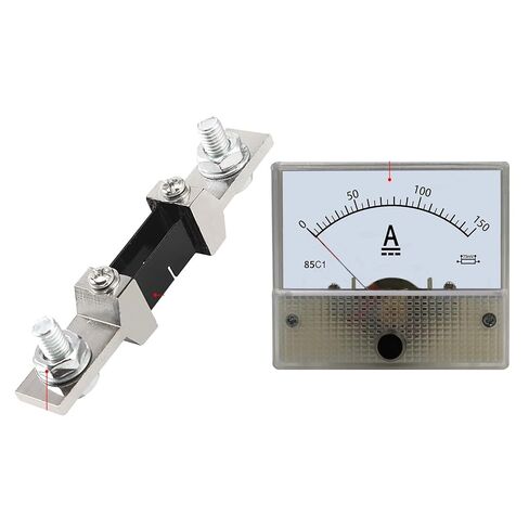 DC Ammeter 85C1 Pointer Type Mechanical Meter 10A~100A /75mV Equipped with Divider 1Pcs(15A-75mV) in Saudi Arabia