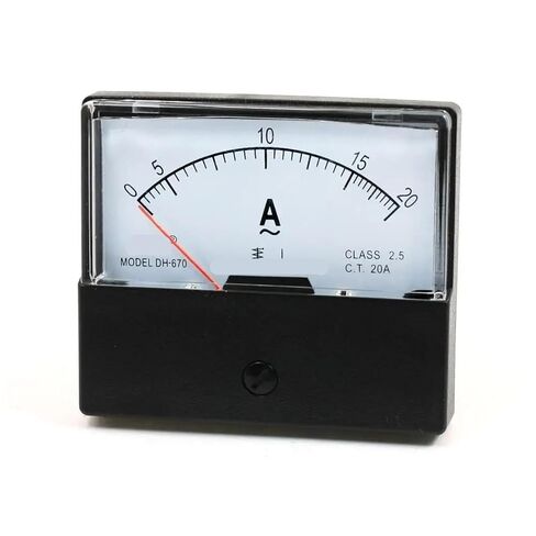DH-670 AC 0-20A Rectangular Ampere Needle Panel Meter Gauge Amperemeter DH670 1Pcs in Saudi Arabia